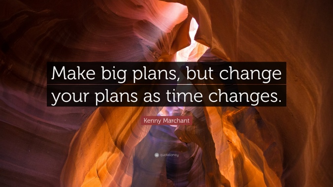make big plans